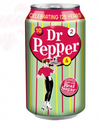 Dr. Pepper Real Sugar USA 0,355л